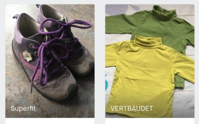 Faire du tri dans les affaires de bébé avec Mamikreisel / Vinted