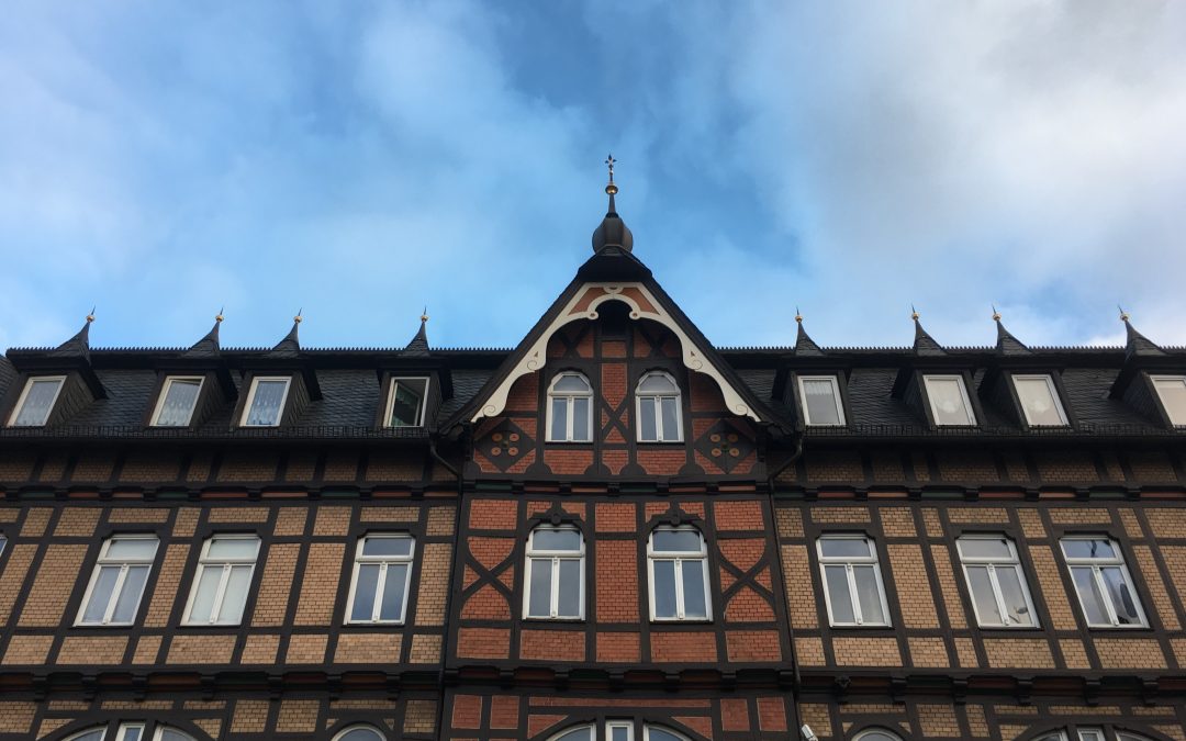 Wernigerode, de beaux paysages, de la brique et du colombage